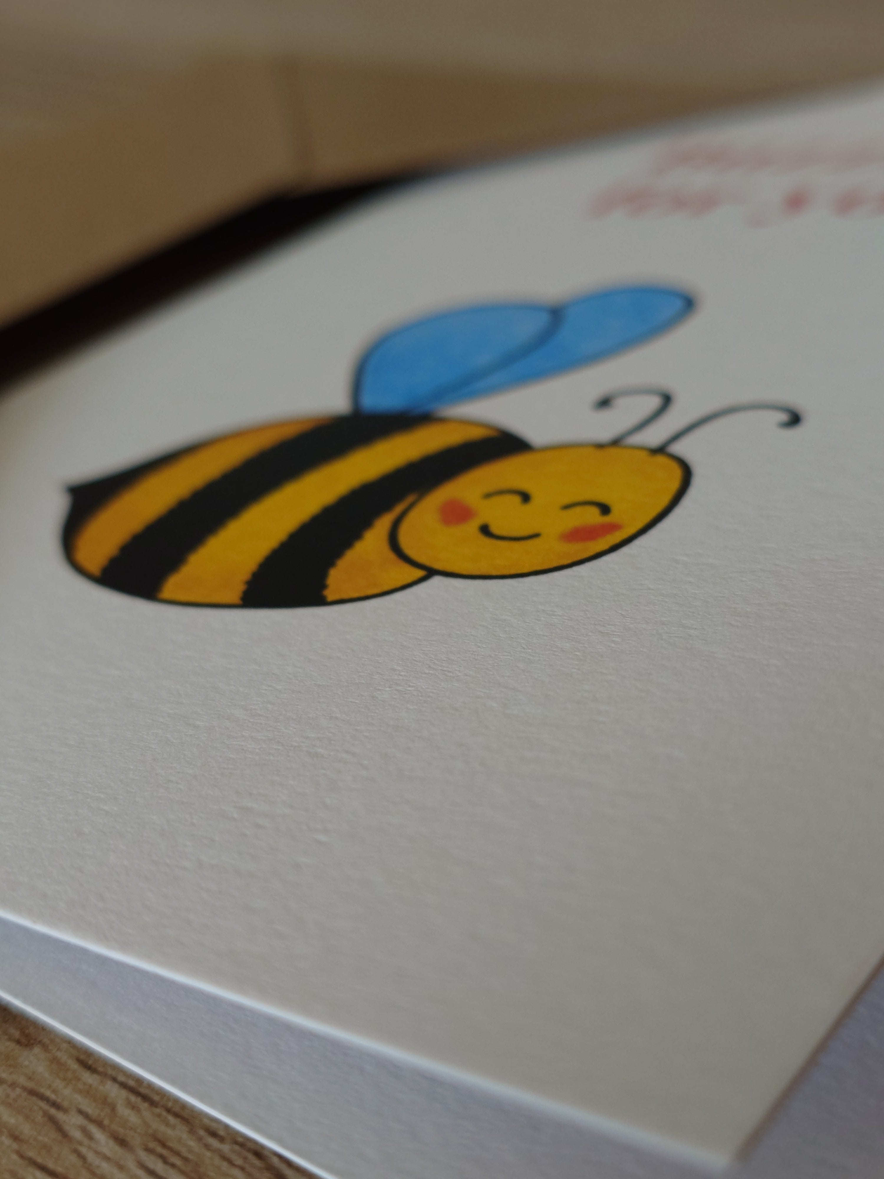 Buzzing Bee Congratulations Card