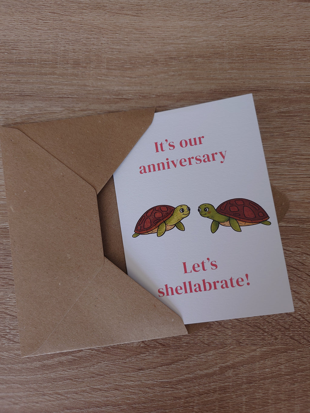 Turtle Anniversary Card
