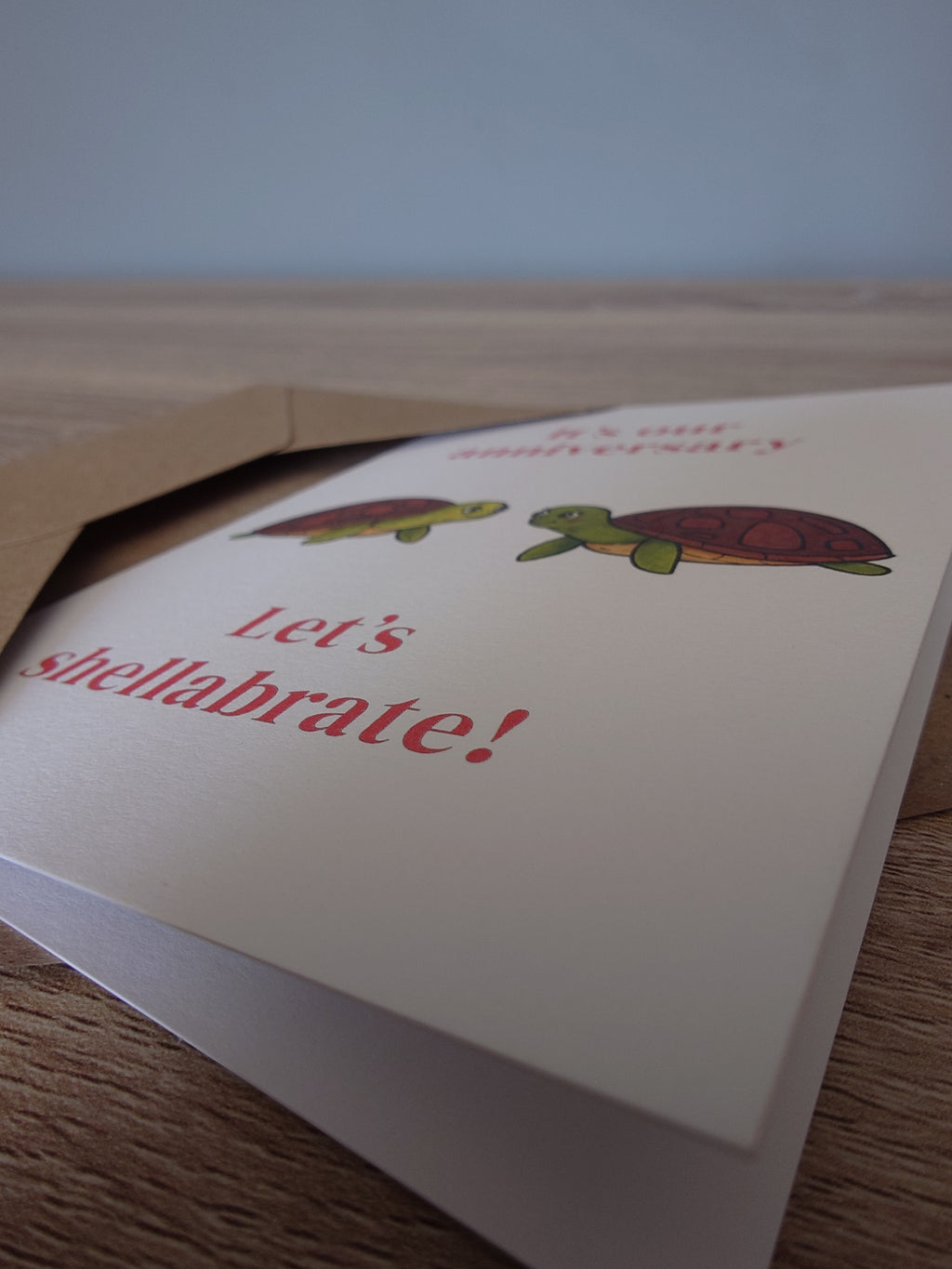 Turtle Anniversary Card
