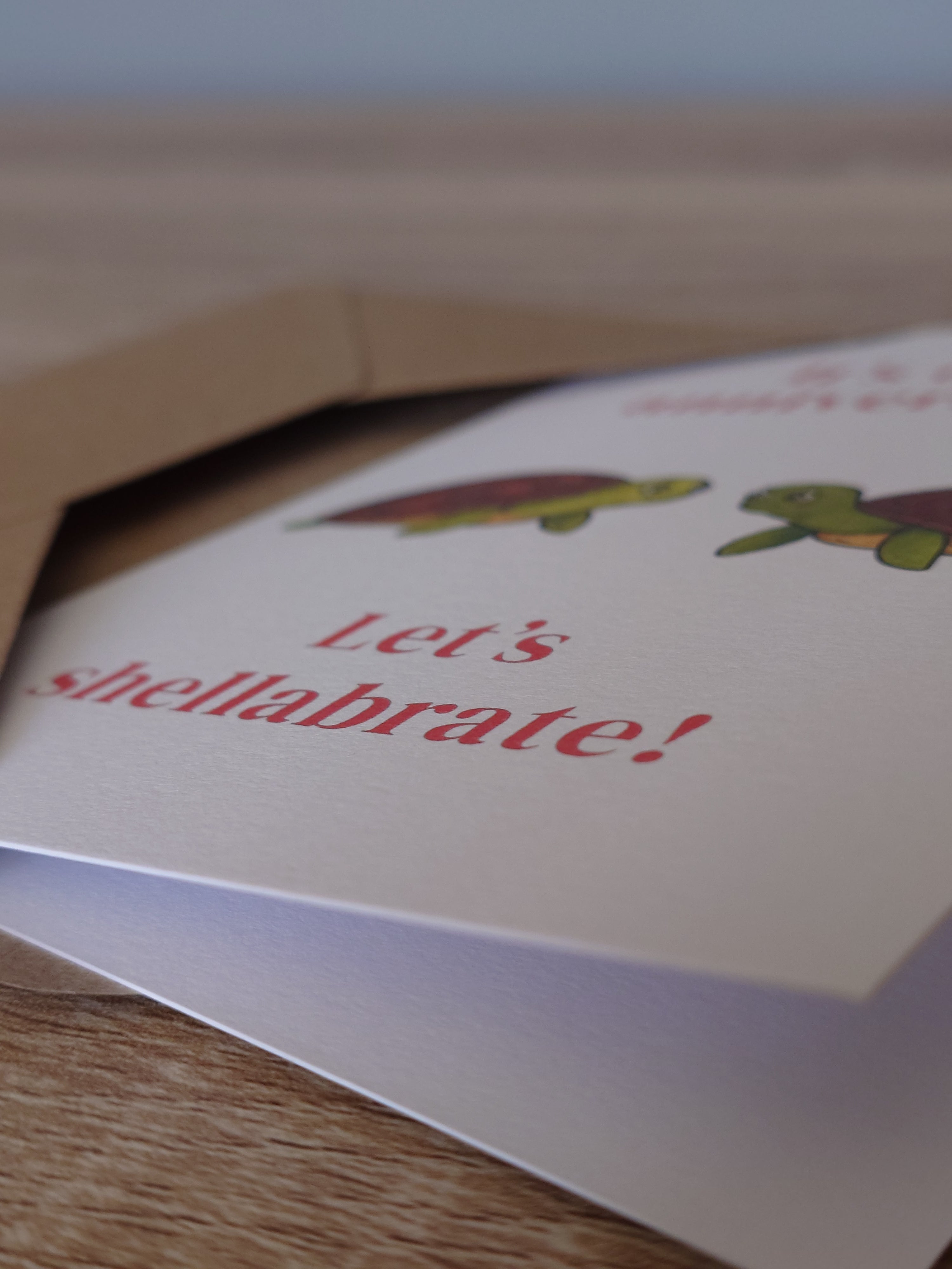 Turtle Anniversary Card