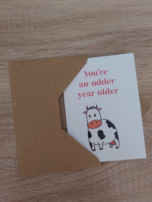 Cow Birthday Card