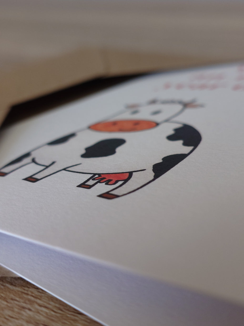 Cow Birthday Card