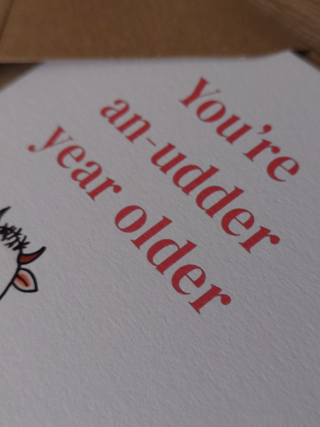 Cow Birthday Card