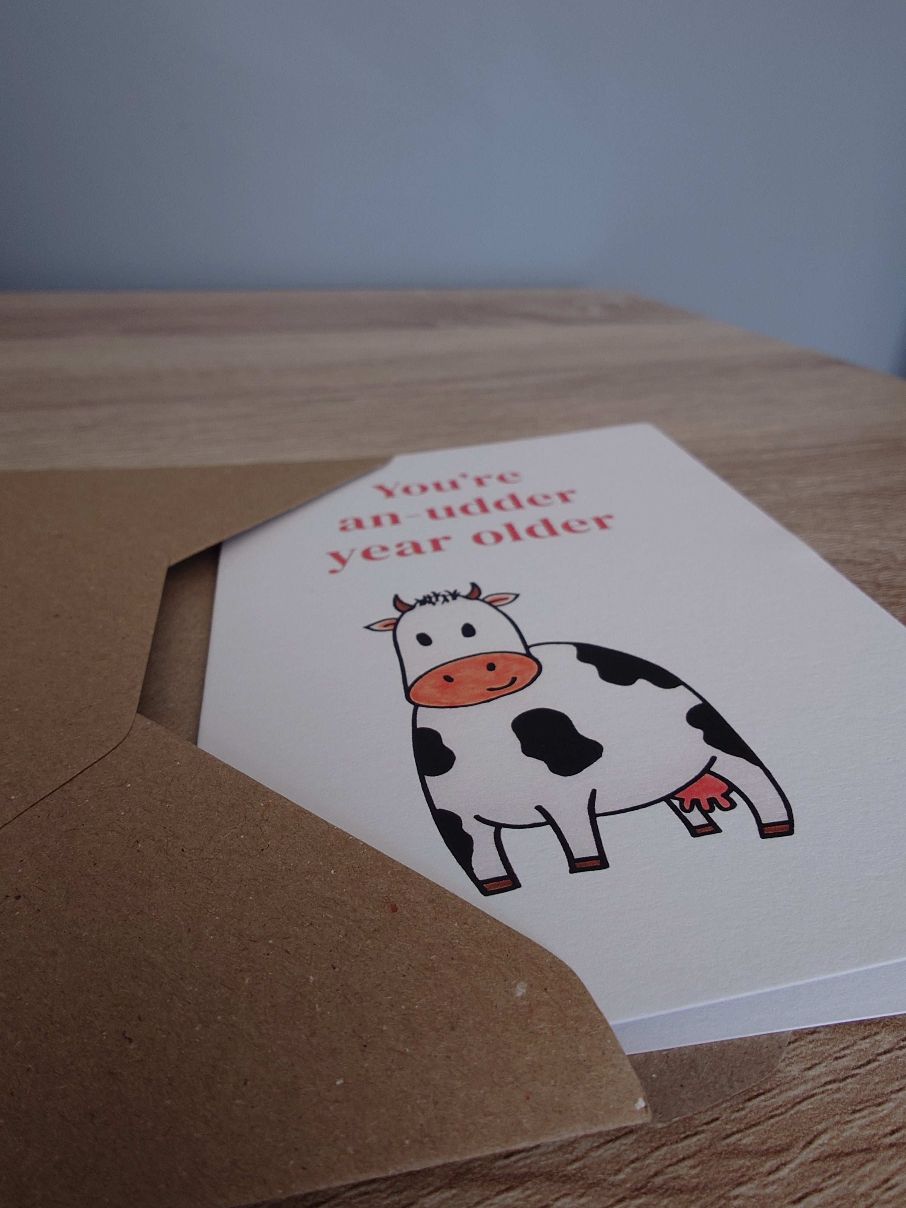 Cow Birthday Card