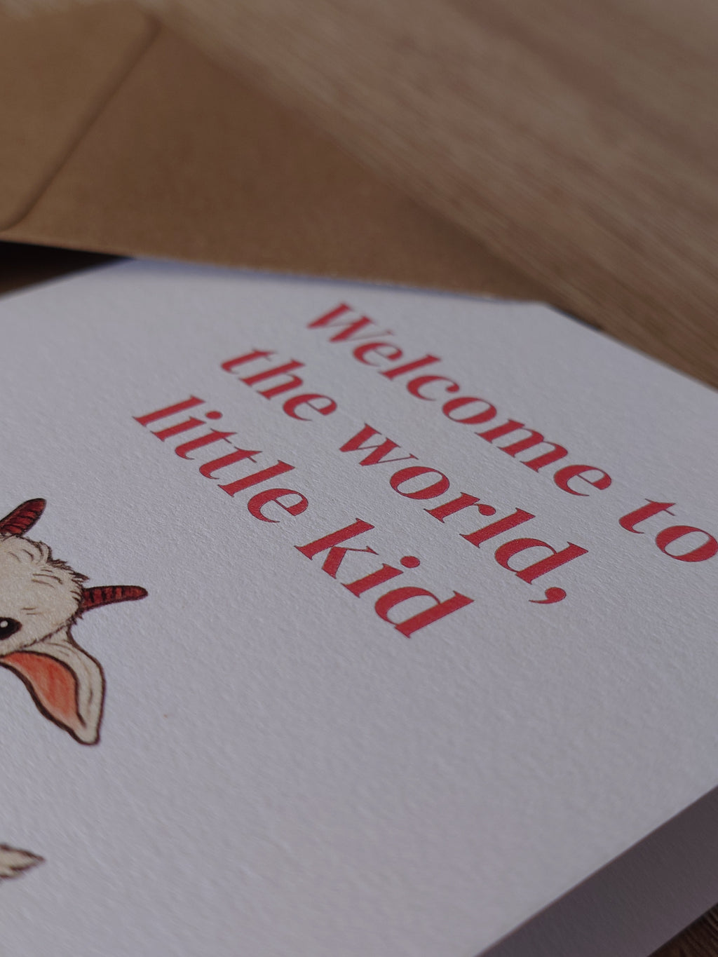Little Kid New Baby Card