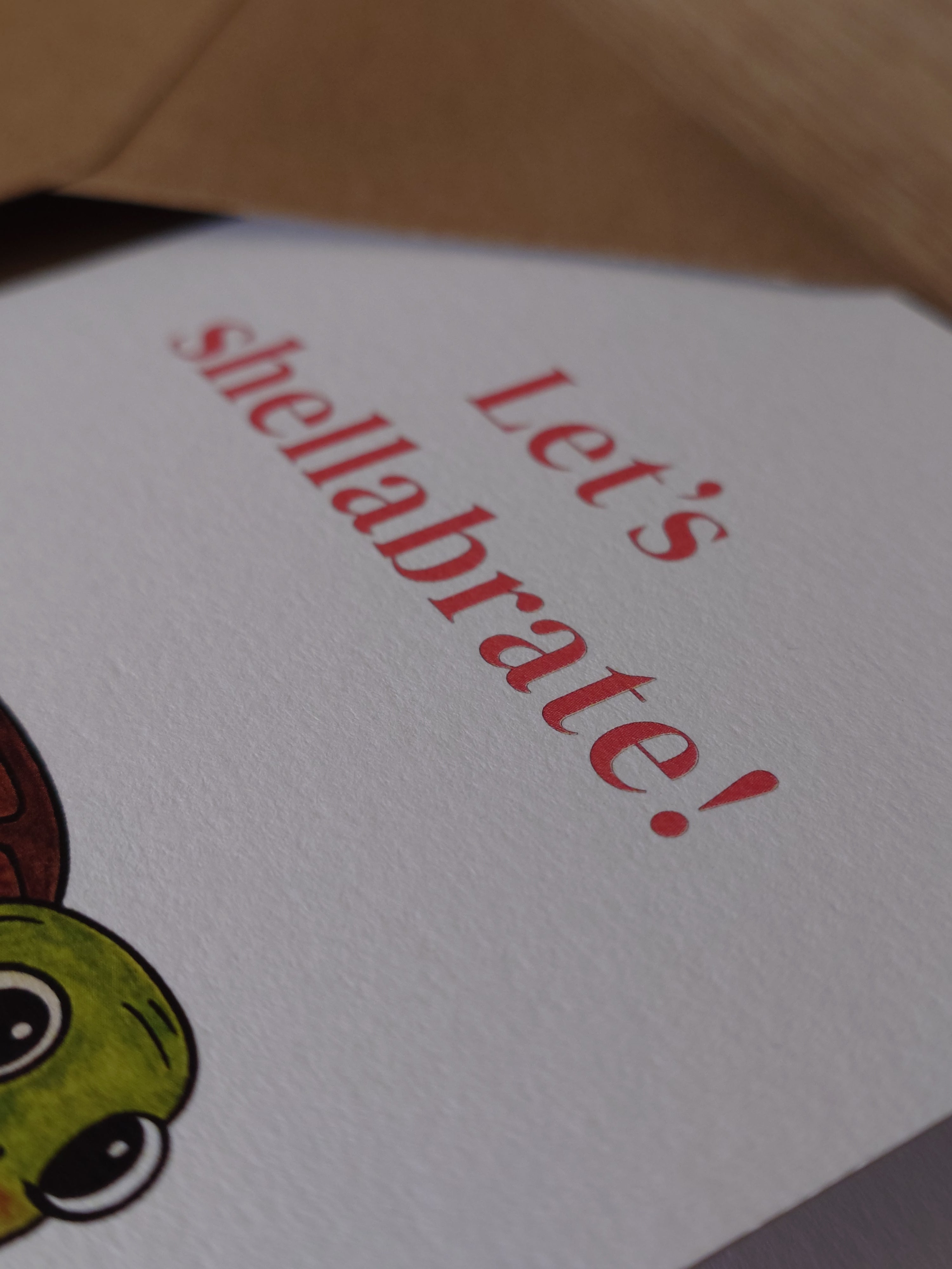 Turtle Celebration Card