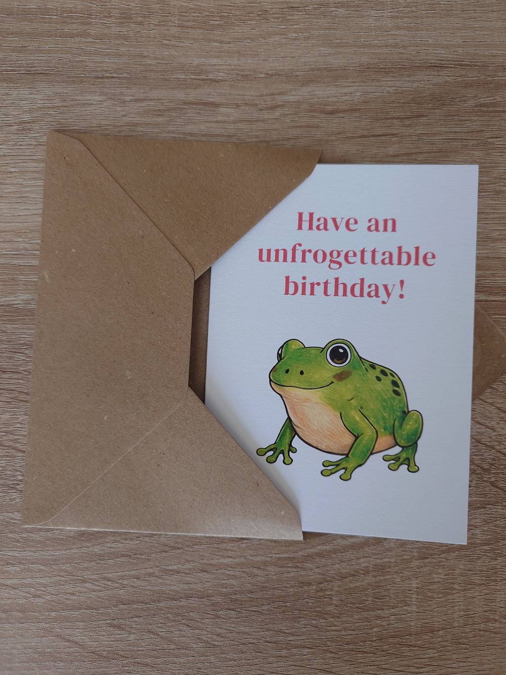Frog Birthday Card