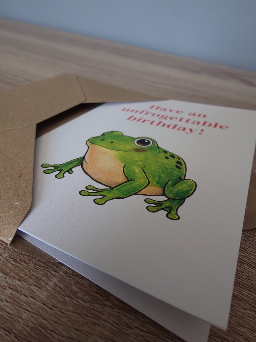 Frog Birthday Card