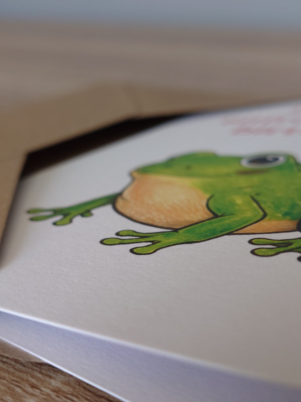 Frog Birthday Card