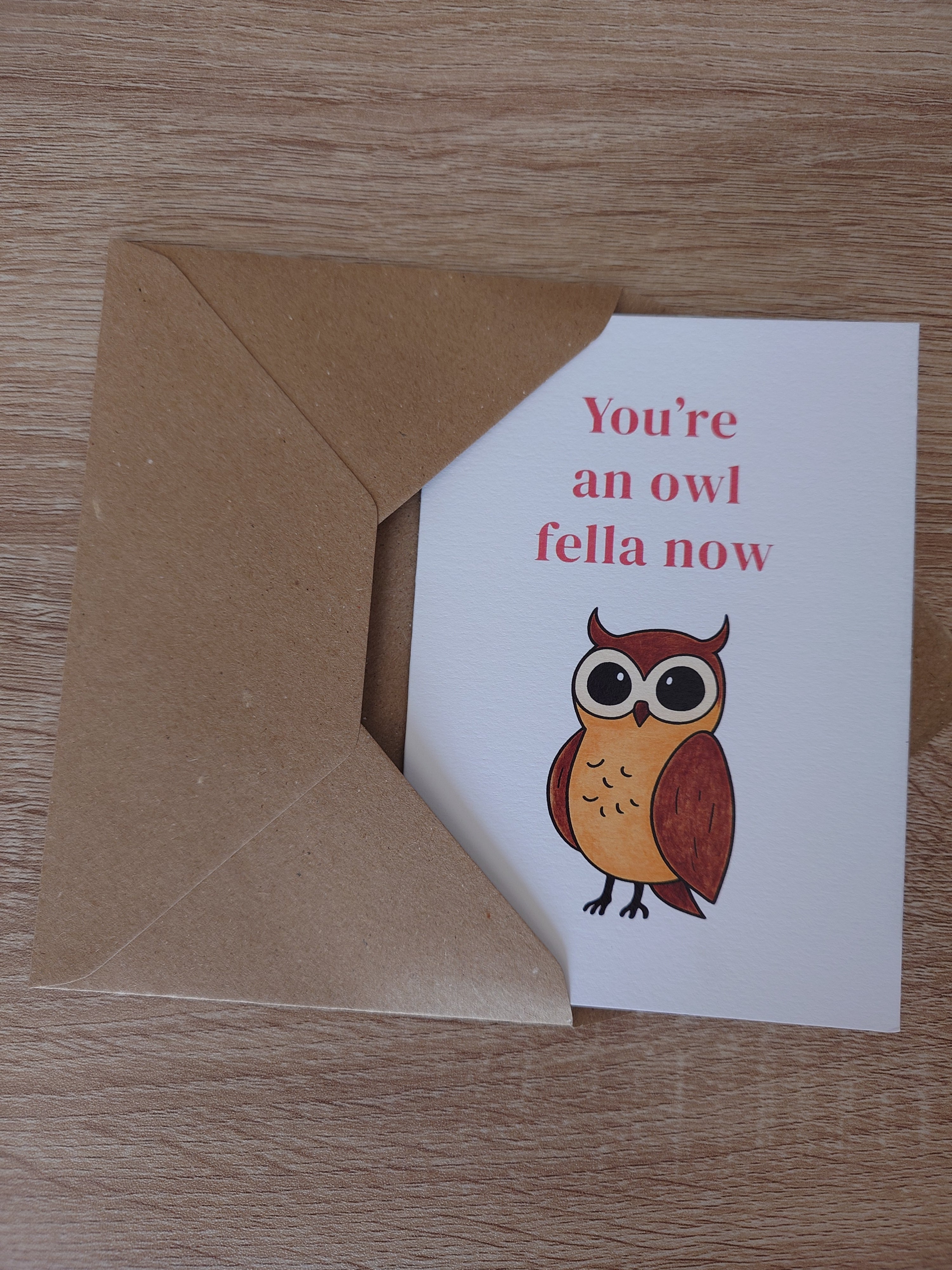 Owl Birthday Card