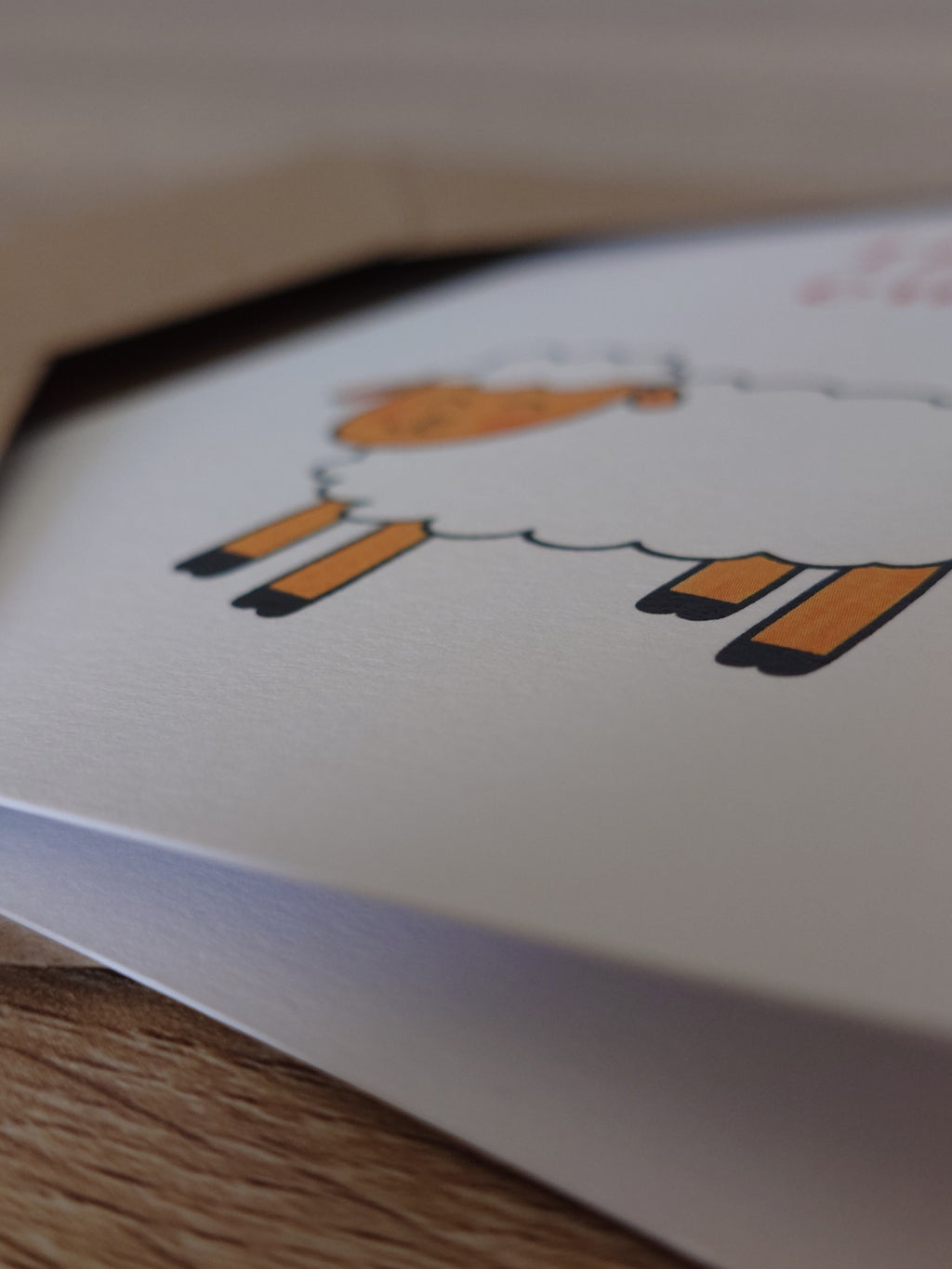 Sheep Thank You Card