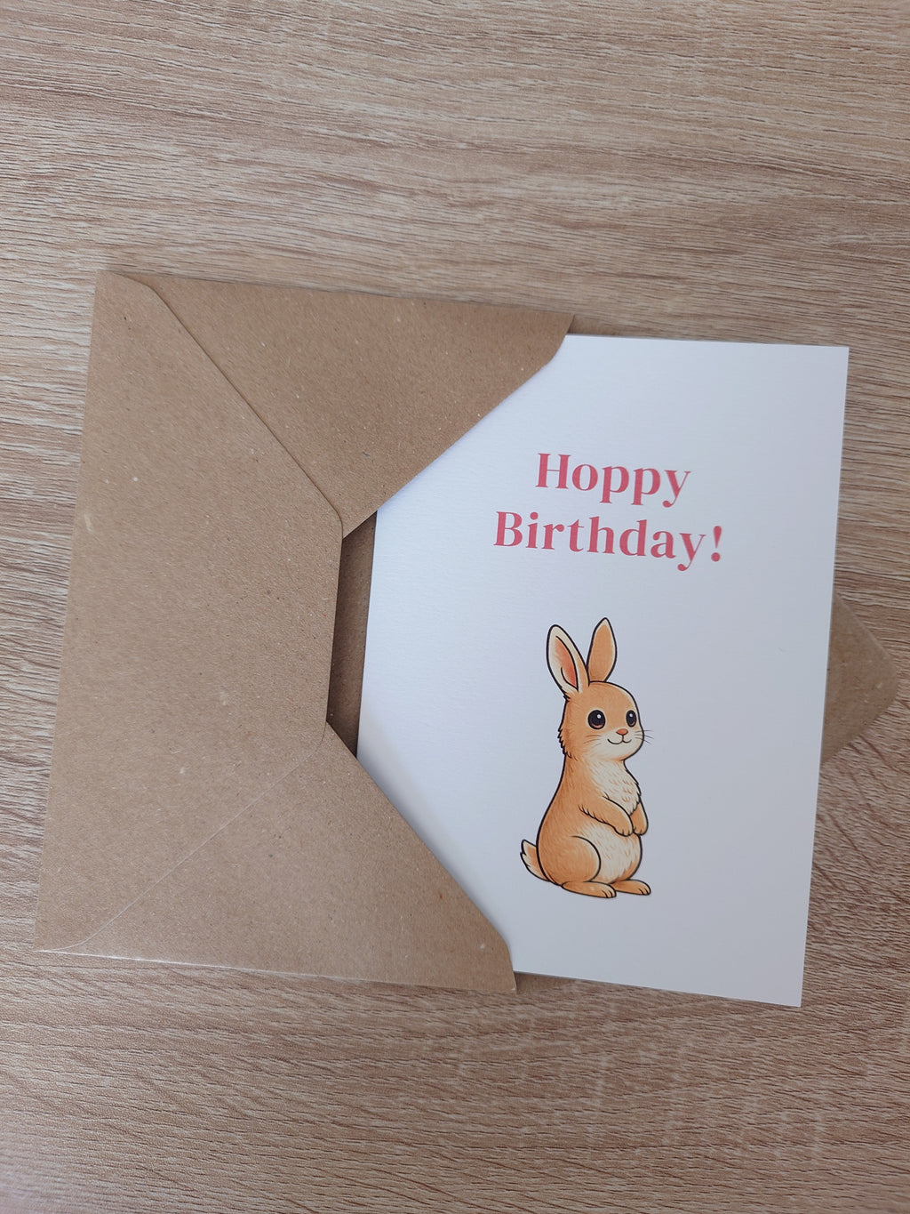 Bunny Birthday Card
