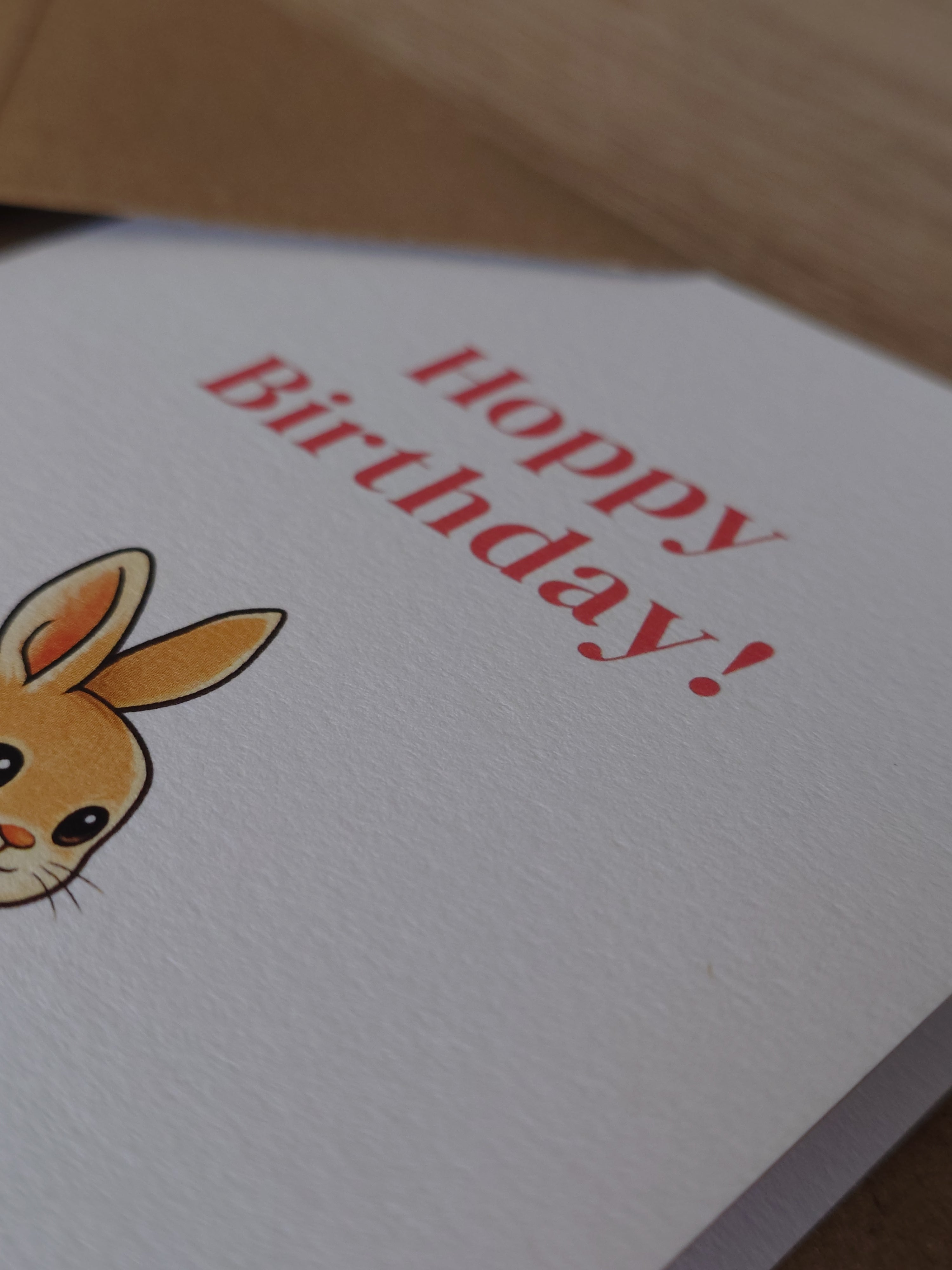 Bunny Birthday Card