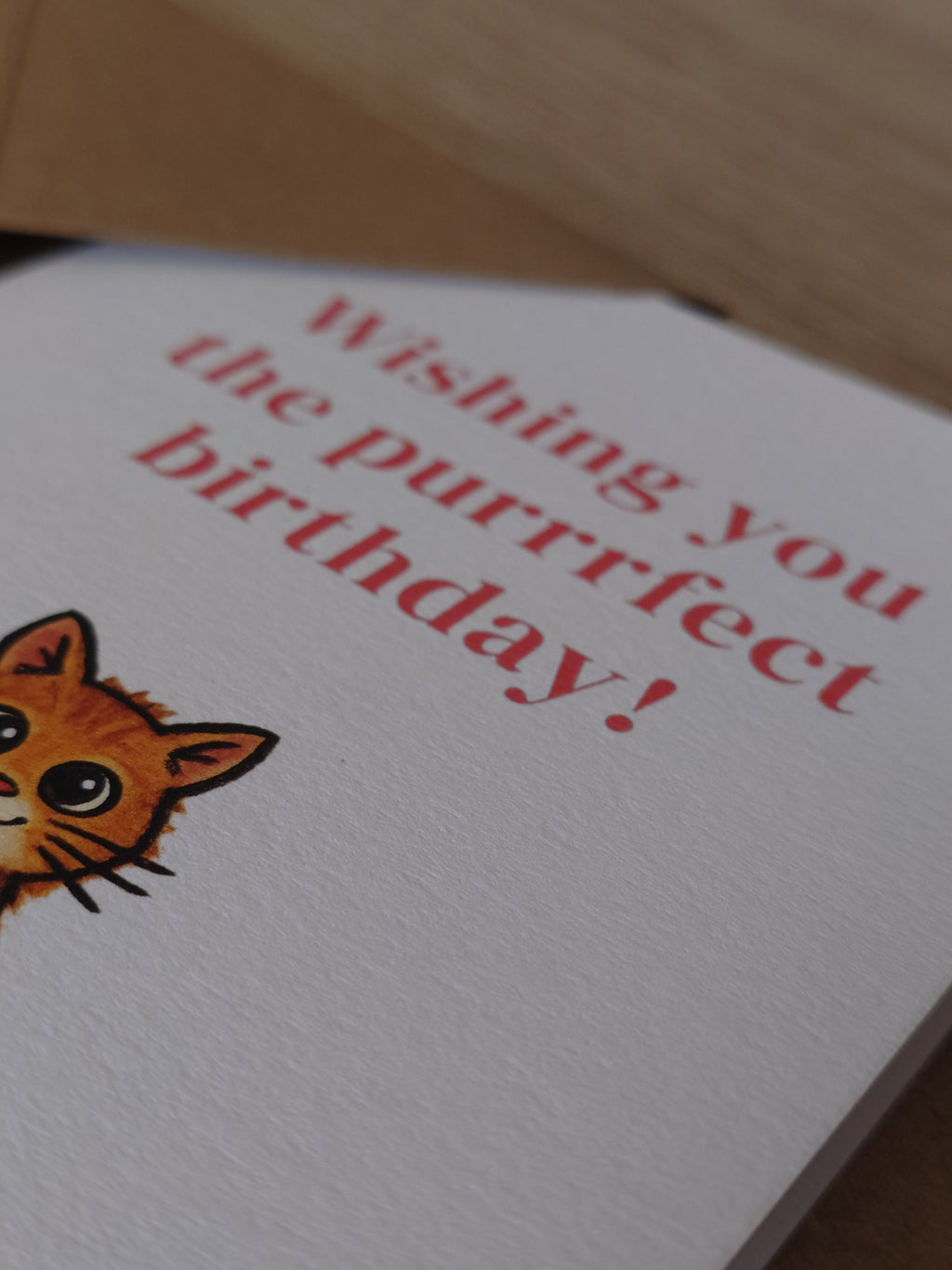 Cat Birthday Card