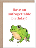 Frog Birthday Card