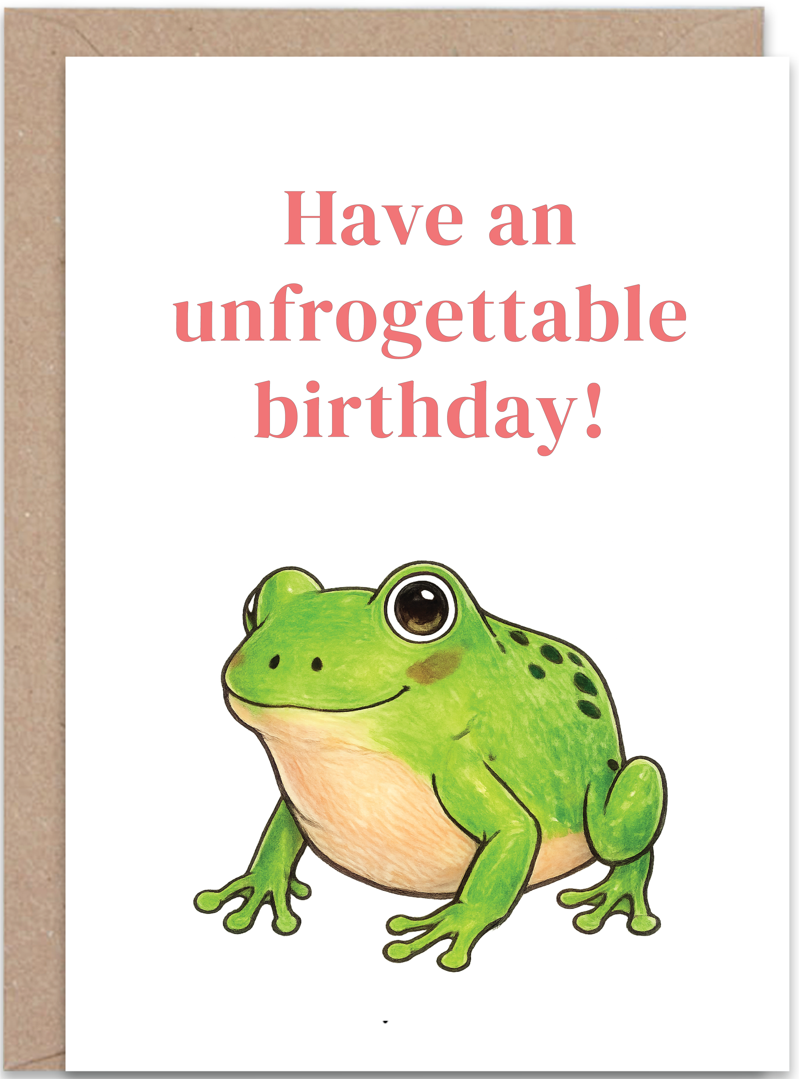 Frog Birthday Card