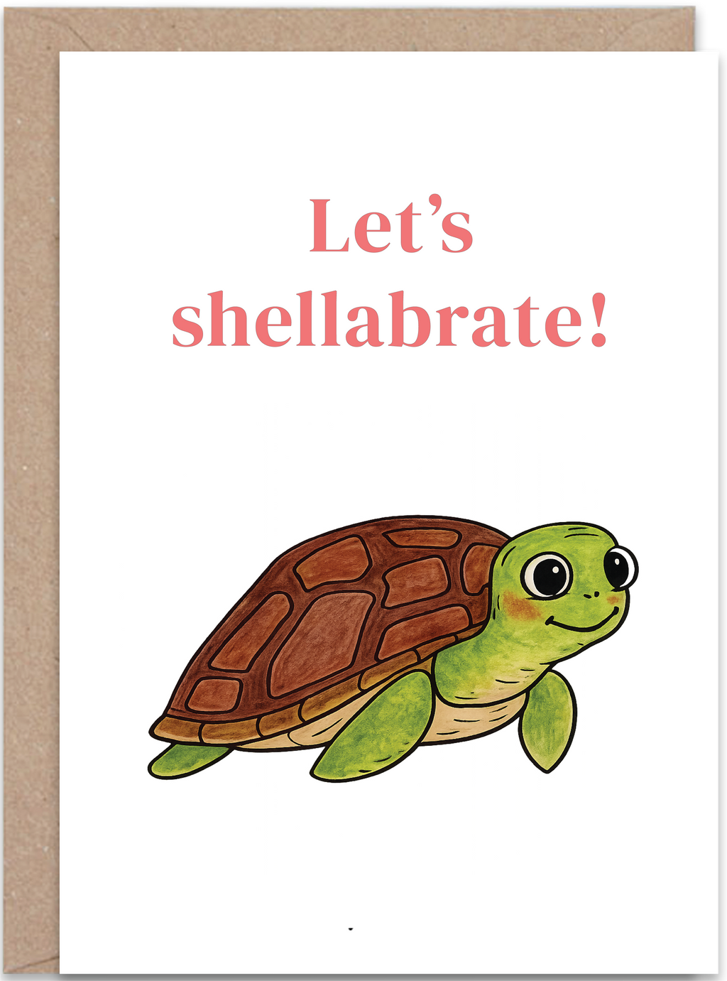 Turtle Celebration Card
