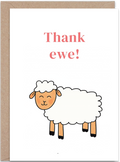 Sheep Thank You Card