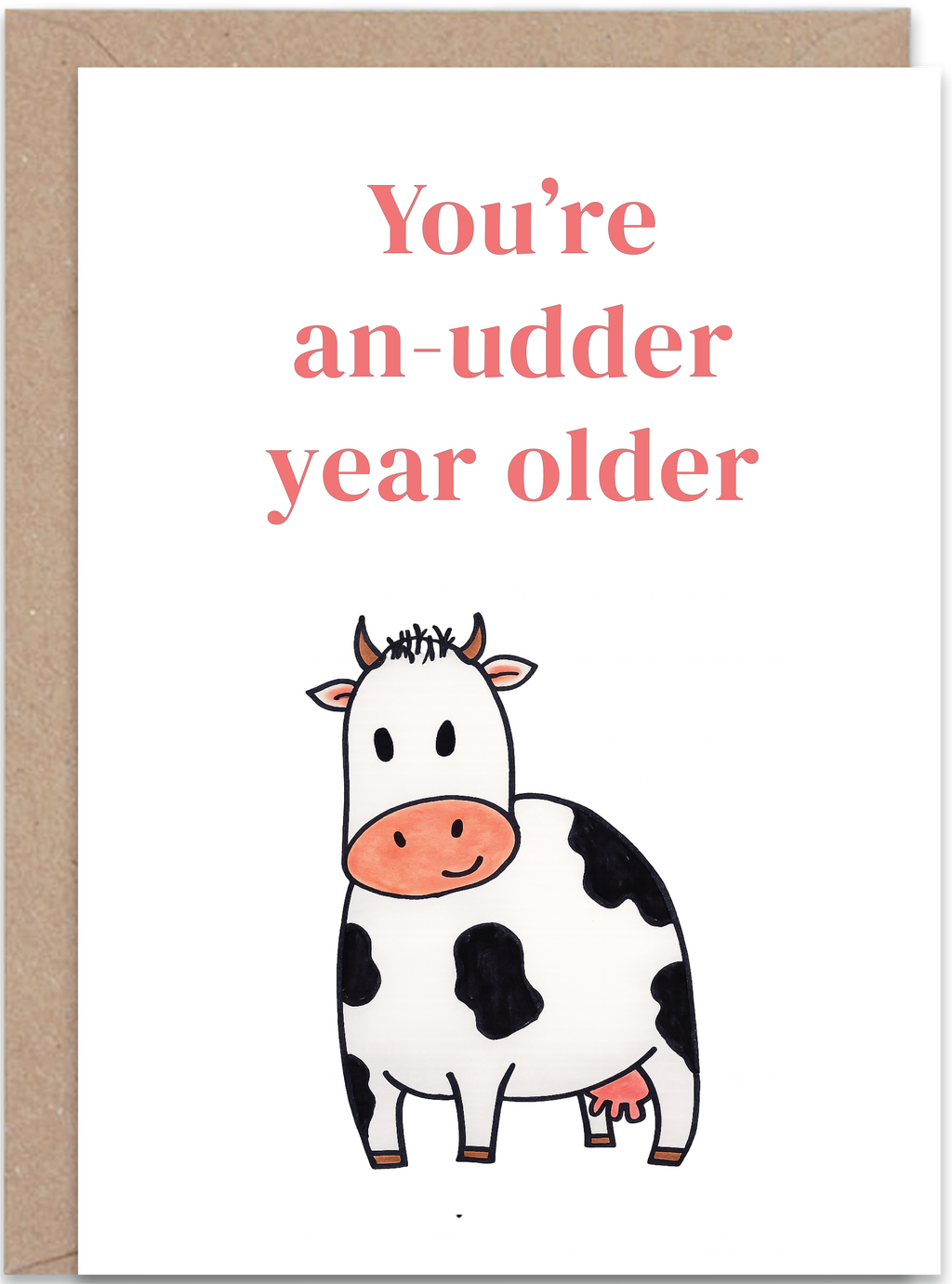 Cow Birthday Card