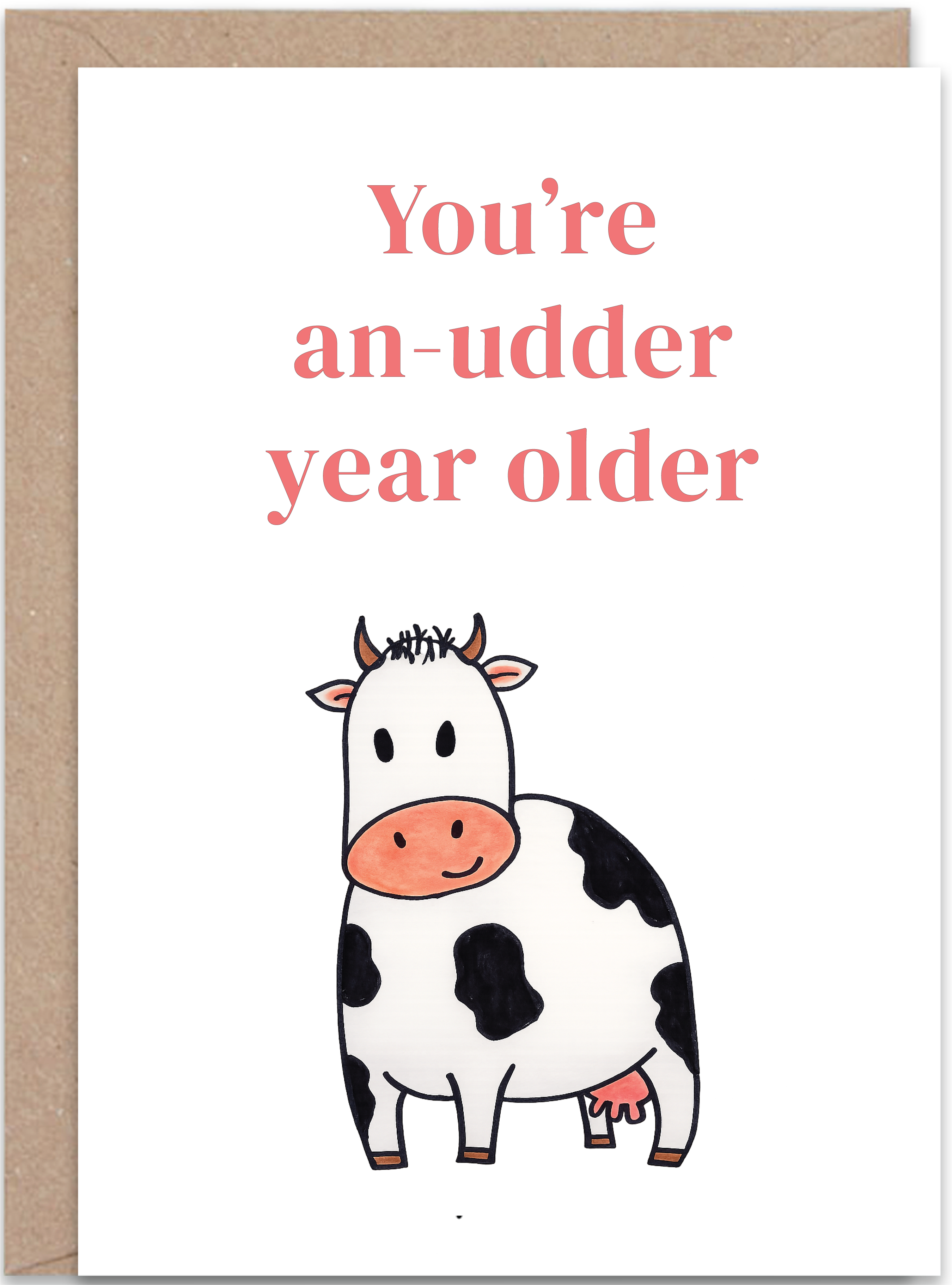 Cow Birthday Card